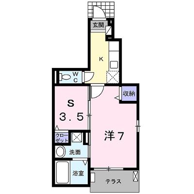 カザリベ城陽駅前 101【管理NO：1-021675901-01010】 ★家具家電は申し込み後に搬入します 2026年09月上旬入居可能の物件画像
