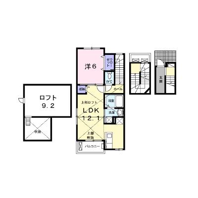 グローリア２ 308【管理NO：1-020484302-03070】 ★家具家電は申し込み後に搬入します 2026年08月中旬入居可能の物件画像