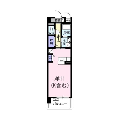 シカタ　シャンブレットⅠ 404【管理NO：1-018062001-04040】 ★家具家電は申し込み後に搬入します 2026年09月上旬入居可能の物件画像