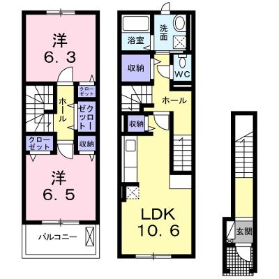 リヴェール　コートⅡ 206【管理NO：1-018115902-02060】 ★家具家電は申し込み後に搬入します★ ★2026年08月下旬入居可能★の物件画像
