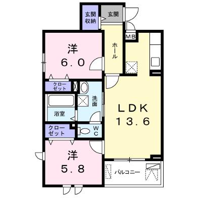 カーサ　サリーレ 203【管理NO：1-023413401-02030】 ★家具家電は申し込み後に搬入します★ ★2026年10月中旬入居可能★の物件画像
