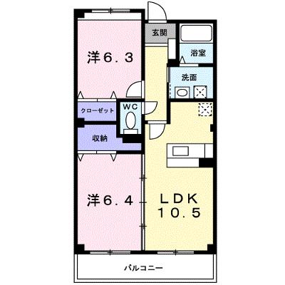 アンダンテ 207【管理NO：1-012900001-02060】 ★家具家電は申し込み後に搬入します★ ★2026年09月中旬入居可能★の物件画像