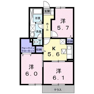 オーブリーＳ 103【管理NO：1-010254401-01030】 ★家具家電は申し込み後に搬入します★ ★2026年09月上旬入居可能★の物件画像
