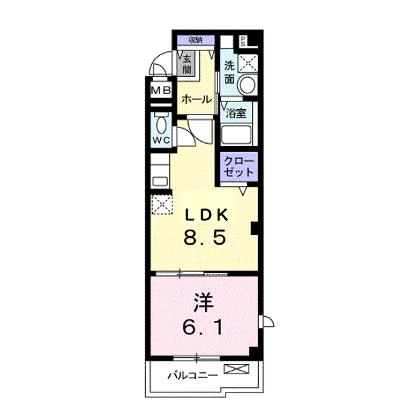 ＴＡＫＵＭＩ　２４ 401【管理NO：1-019447601-04010】 ★家具家電は申し込み後に搬入します★の物件画像