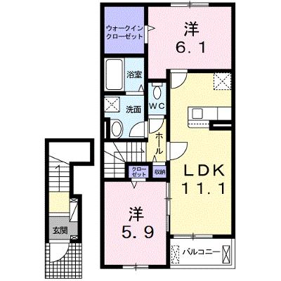 アルモニー・ボワＡ 203【管理NO：1-026234001-02030】 ★家具家電は申し込み後に搬入します★ ★2026年09月上旬入居可能★の物件画像