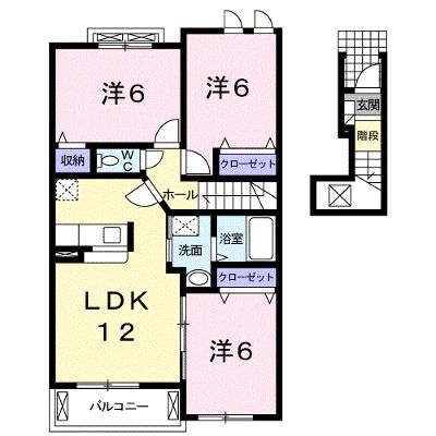 フェリーチェ鵜木Ⅲ 202【管理NO：1-018058003-02020】 ★家具家電は申し込み後に搬入します★ ★2026年09月上旬入居可能★の物件画像