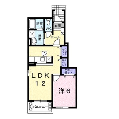 サンリット上万田Ｂ 102【管理NO：1-013545402-01020】 ★家具家電は申し込み後に搬入します★の物件画像