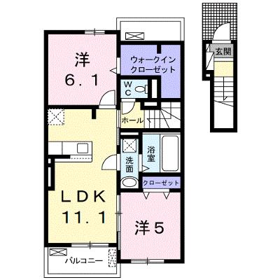 ヴェルミリオンⅠ 203【管理NO：1-024427601-02030】 ★家具家電は申し込み後に搬入します 2026年08月上旬入居可能の物件画像
