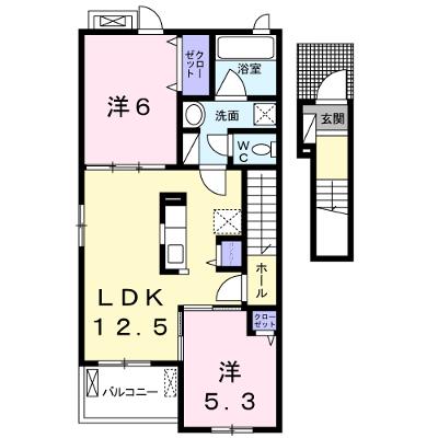 ル　リオンⅡ 203【管理NO：1-022941302-02030】 ★家具家電は申し込み後に搬入します 2026年09月上旬入居可能の物件画像