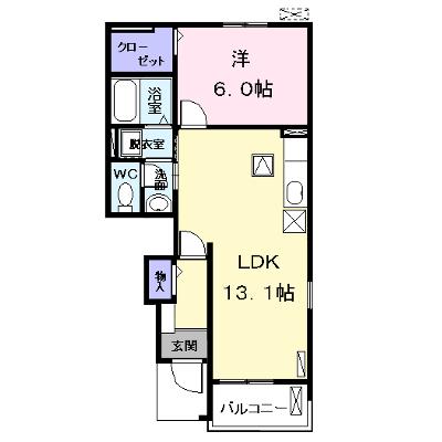 Ｋ．Ｆ．Ｋアルバ　ｆｏｕｒ　Ａ 102【管理NO：1-018354801-01020】 ★家具家電は申し込み後に搬入します★ ★2026年09月上旬入居可能★の物件画像