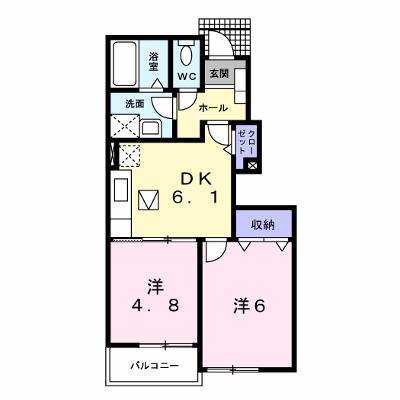 ハピィー 102【管理NO：1-014511401-01020】 ★家具家電は申し込み後に搬入します 2026年09月上旬入居可能の物件画像