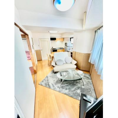 サンシティ５／広いマンスリーマンション１LDK４０㎡／駐車場完備／ペット相談／調理器具・食器類完備の物件画像