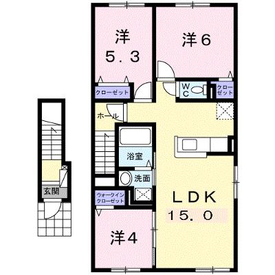 ＹＨアジュール　コリーヌ 203【管理NO：1-022212001-02030】 ★家具家電は申し込み後に搬入します★の物件画像
