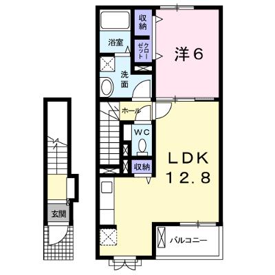 ヴィラ　Ｈ，Ｓ 204【管理NO：1-022387601-02040】 ★家具家電は申し込み後に搬入します★ ★2026年10月上旬入居可能★の物件画像