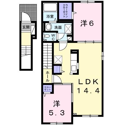 ブルースカイ 201【管理NO：1-023630801-02010】 ★家具家電は申し込み後に搬入します★ ★2026年08月中旬入居可能★の物件画像