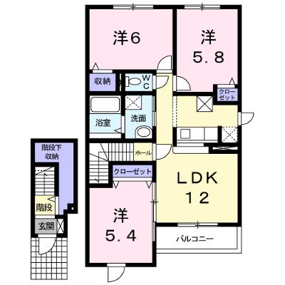 ラ　カーサ・ミーア 204【管理NO：1-016194401-02040】 ★家具家電は申し込み後に搬入します★ ★2026年09月上旬入居可能★の物件画像
