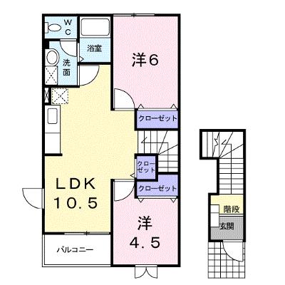 カサ・ローサ 201【管理NO：1-011225401-02010】 ★家具家電は申し込み後に搬入します★ ★2026年08月下旬入居可能★の物件画像