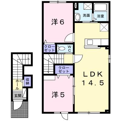 マルメロ（ｍａｒｍｅｌｏ） 203【管理NO：1-023936501-02030】 ★家具家電は申し込み後に搬入します★ ★2026年09月上旬入居可能★の物件画像