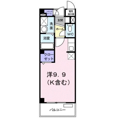 マーベラスＳＡＧＡＷＡ 102【管理NO：1-014078501-01020】 ★家具家電は申し込み後に搬入します★ ★2026年08月下旬入居可能★の物件画像