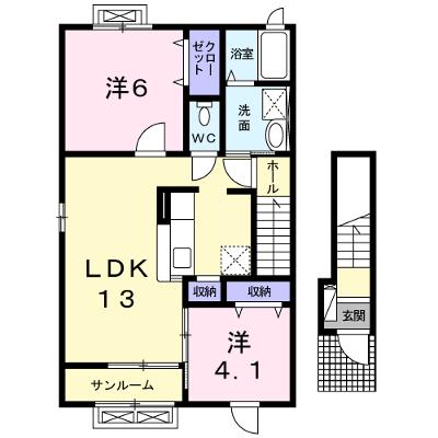フリーデ 201【管理NO：1-023114501-02010】 ★家具家電は申し込み後に搬入します★ ★2026年08月下旬入居可能★の物件画像