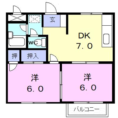シティハイツ源Ⅱ 103【管理NO：1-001620602-01030】 ★家具家電は申し込み後に搬入します★ ★2026年08月下旬入居可能★の物件画像