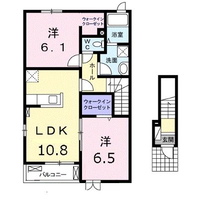 ラパーチェ 201【管理NO：1-019705401-02010】 ★家具家電は申し込み後に搬入します 2026年09月上旬入居可能の物件画像