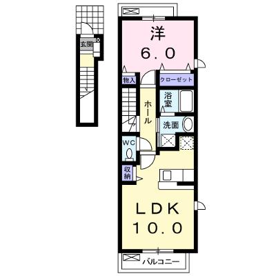 プリムローズ 201【管理NO：1-018817801-02010】 ★家具家電は申し込み後に搬入します★ ★2026年09月上旬入居可能★の物件画像