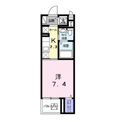 スウィートバジル 303【管理NO：1-017676201-03030】 ★家具家電は申し込み後に搬入しますの物件画像