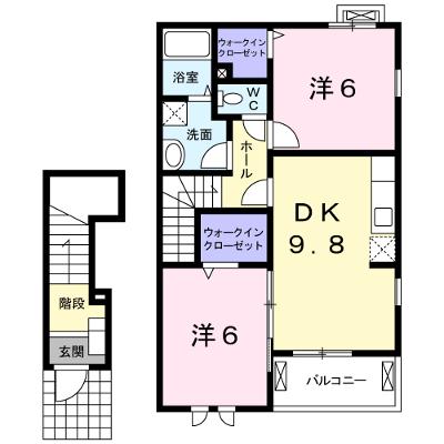 ハーベストミズノＣ 203【管理NO：1-016059501-02030】 ★家具家電は申し込み後に搬入します★ ★2026年09月上旬入居可能★の物件画像