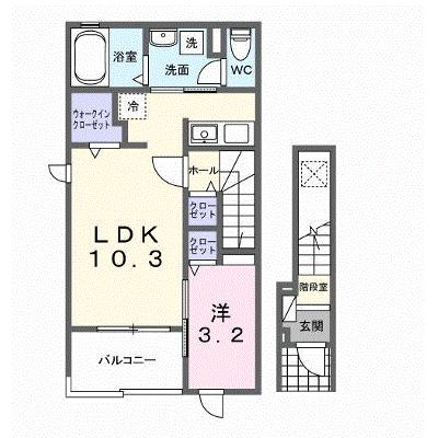 サニー　アヴニール 201【管理NO：1-028018401-02010】 ★家具家電は申し込み後に搬入します★の物件画像