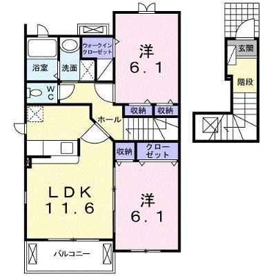 プロムナード参番館 203【管理NO：1-015483103-02030】 ★家具家電は申し込み後に搬入します★ ★2026年09月上旬入居可能★の物件画像