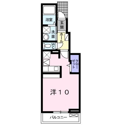 ブルー　デ　コート 102【管理NO：1-020211701-01020】 ★家具家電は申し込み後に搬入します 2026年09月中旬入居可能の物件画像
