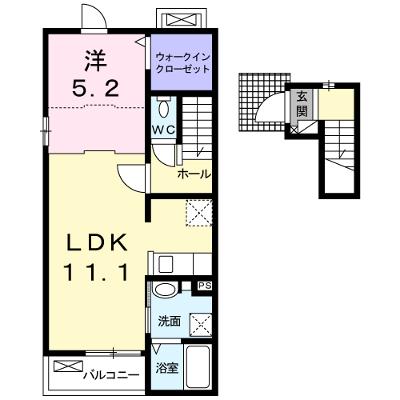 ペルル・ジェモー 203【管理NO：1-026829101-02030】 ★家具家電は申し込み後に搬入します 2026年09月上旬入居可能の物件画像