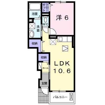 シックス　シュライン　エデンＡ 103【管理NO：1-018759101-01030】 ★家具家電は申し込み後に搬入します 2026年08月下旬入居可能の物件画像