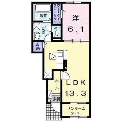 プルミエール手屋Ⅳ 104【管理NO：1-027604301-01040】 ★家具家電は申し込み後に搬入します★ ★2026年09月中旬入居可能★の物件画像