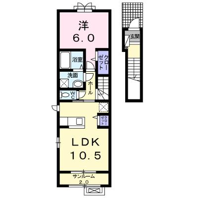 タフト 205【管理NO：1-018446301-02050】 ★家具家電は申し込み後に搬入します★の物件画像