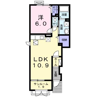 インプレス・Ｙ 101【管理NO：1-017131801-01010】 ★家具家電は申し込み後に搬入します 2026年09月中旬入居可能の物件画像
