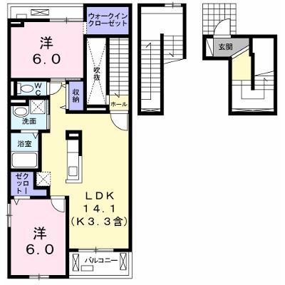ジェルメ・ブリーズⅡ 305【管理NO：1-024790202-03050】 ★家具家電は申し込み後に搬入します★の物件画像