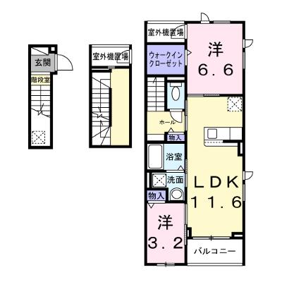 アルカディアⅡ 301【管理NO：1-028220901-03010】 ★家具家電は申し込み後に搬入します★ ★2026年12月下旬入居可能★の物件画像