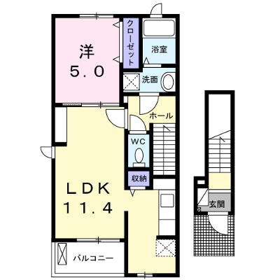 アーロンクレスト 201【管理NO：1-022161501-02010】 ★家具家電は申し込み後に搬入します★ ★2026年09月上旬入居可能★の物件画像