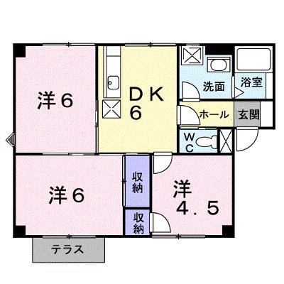 プラドールＡ２ 101【管理NO：1-005102801-01010】 ★家具家電は申し込み後に搬入します★の物件画像