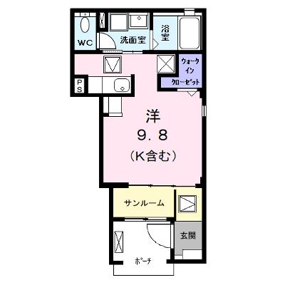 グレイス（ｇｒａｃｅ） 105【管理NO：1-027599101-01040】 ★家具家電は申し込み後に搬入します★ ★2026年08月中旬入居可能★の物件画像