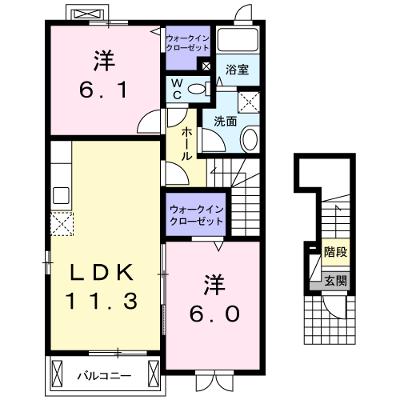 エレガントＡ 201【管理NO：1-016946701-02010】 ★家具家電は申し込み後に搬入します★ ★2026年09月中旬入居可能★の物件画像