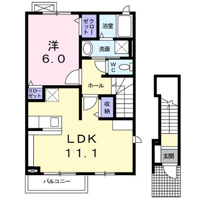 Ａｉ－６ 203【管理NO：1-017646701-02030】 ★家具家電は申し込み後に搬入します 2026年08月上旬入居可能の物件画像