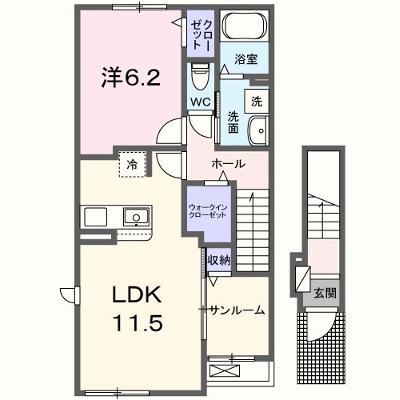 スペランザ　ヴェルデ 201【管理NO：1-027656801-02010】 ★家具家電は申し込み後に搬入します 2026年08月下旬入居可能の物件画像