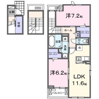 アビタシオン・Ｍ 301【管理NO：1-027298101-03010】 ★家具家電は申し込み後に搬入します 2026年10月中旬入居可能の物件画像