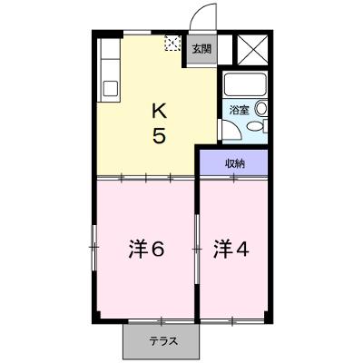 サンビレッジ稲生 1-D【管理NO：1-004926901-01040】 ★家具家電は申し込み後に搬入します★ ★2026年08月下旬入居可能★の物件画像