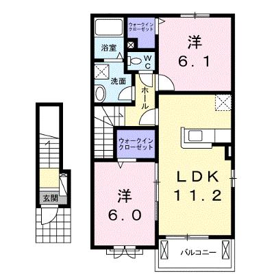 サニーヒル北山 206【管理NO：1-021818301-02050】 ★家具家電は申し込み後に搬入します 2026年08月上旬入居可能の物件画像