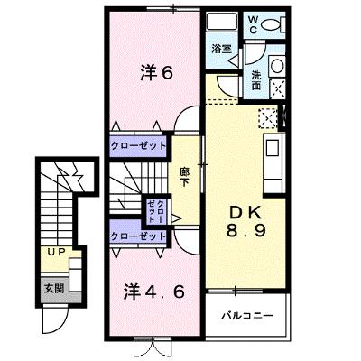 フレーズＢ 203【管理NO：1-011908302-02030】 ★家具家電は申し込み後に搬入します★ ★2026年09月上旬入居可能★の物件画像