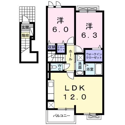 エスペランサ浜の宮Ⅰ 203【管理NO：1-018992601-02030】 ★家具家電は申し込み後に搬入します★の物件画像